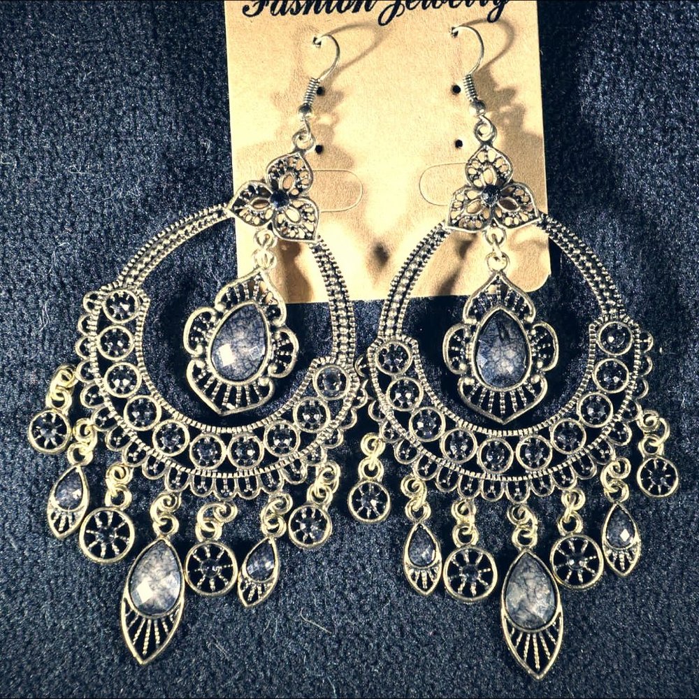 Bohemian vintage style earrings